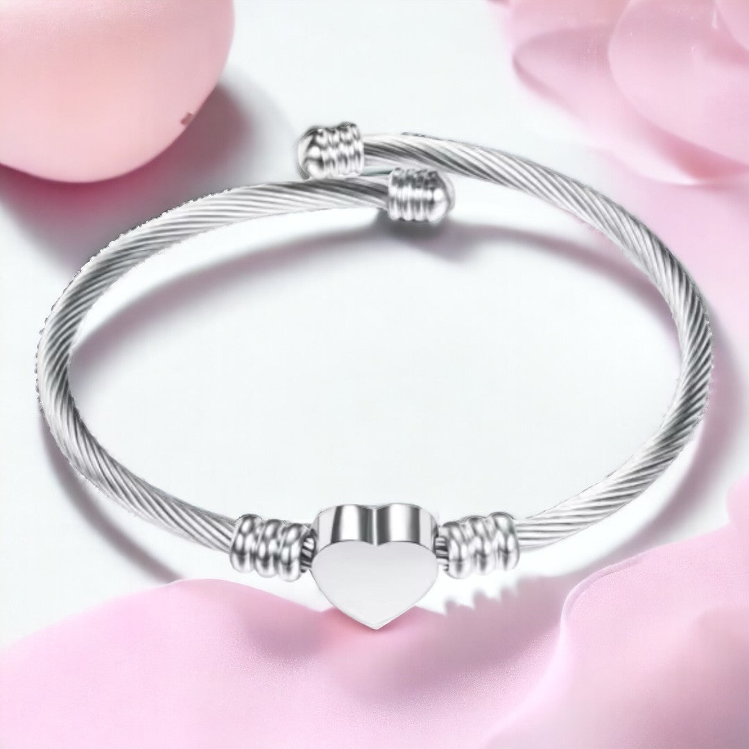 Heart bracelet Silver