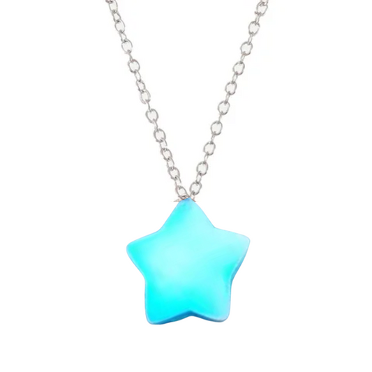 Glow in the Dark Estrella Azul