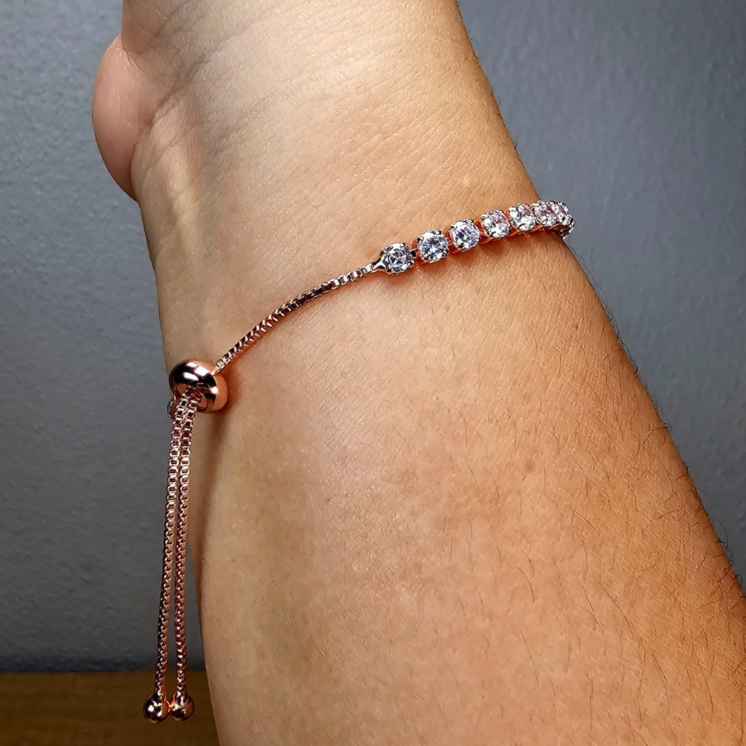 Tennis Bracelet Rose Gold