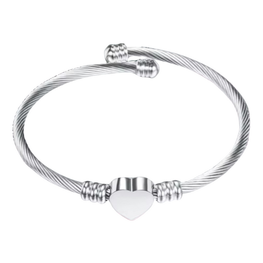 Heart bracelet Silver