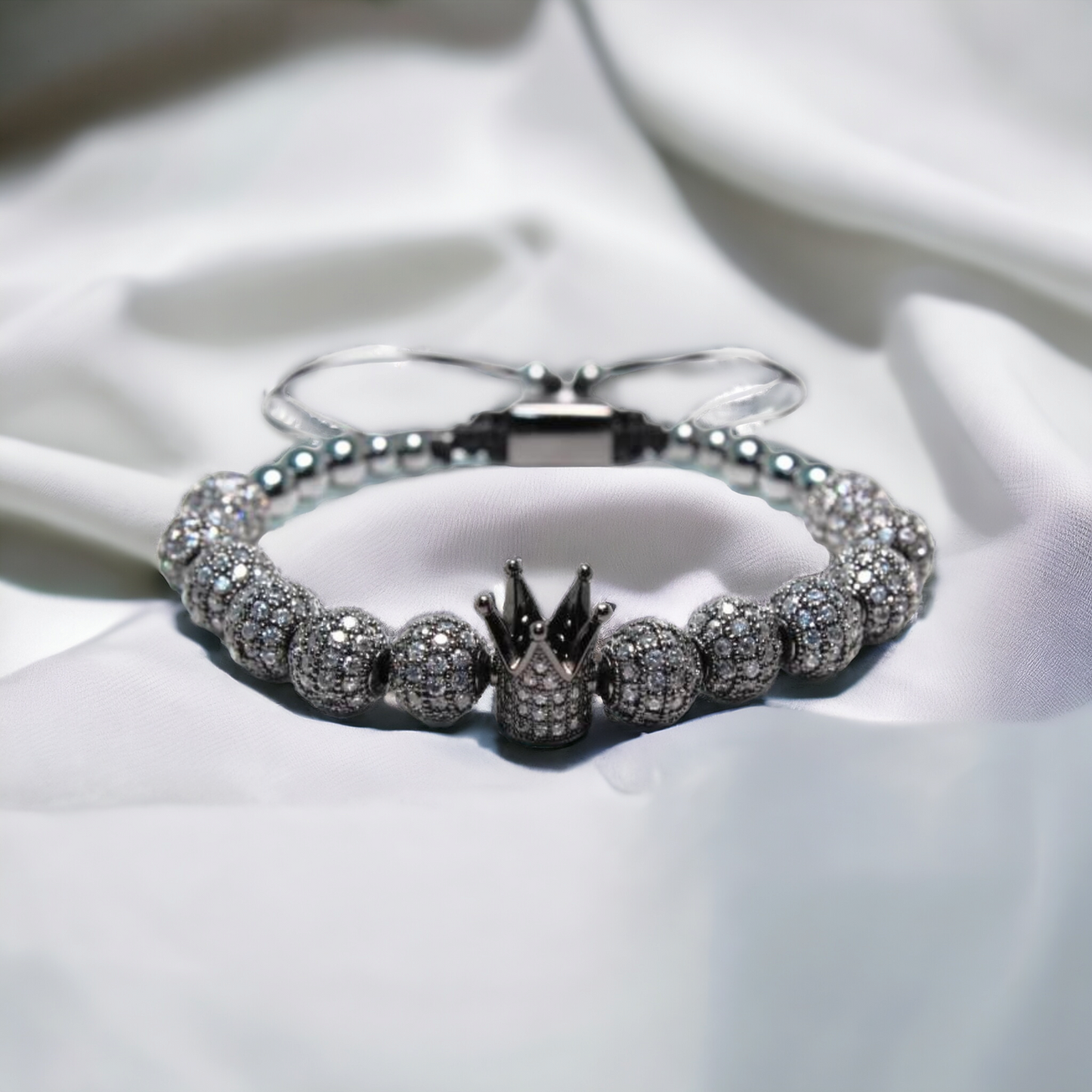 Crown bracelet Black